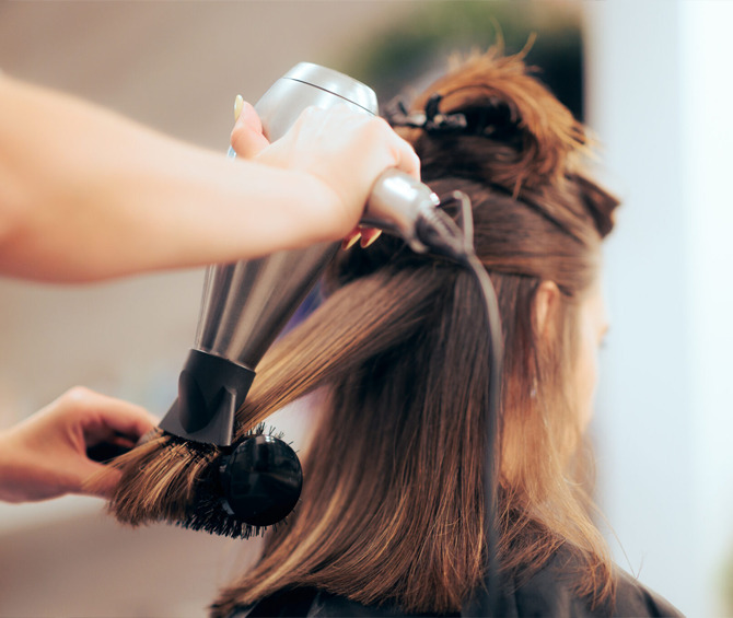 womens hair Straightening in salem